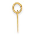 thumbnail image 2 of Diamond2Deal 14K Pendentif Initiale Lettre Bloc Inclinée en Or Jaune pour Femmes, 2 of 5