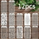 thumbnail image 2 of 24 Plantillas para Manualidades, Plantillas de de Puntos de Ladrillo, Plantillas de Textura Artística de Medios Mixtos para Pintar en Tarjetas, 2 of 5