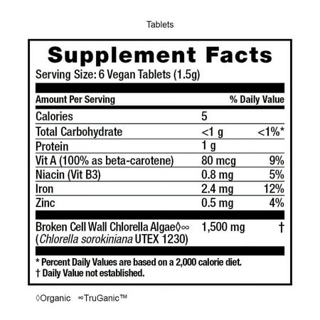 Chlorella Manna - 400 VeganTabs