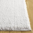 thumbnail image 4 of SAFAVIEH Rumi Blaire Solid Polyester Shag Area Rug, Ivory, 9' x 12', 4 of 8