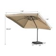 thumbnail image 2 of Atlantic Parasol Extérieur de 9,8 Pieds avec Base-Taupe, 2 of 7