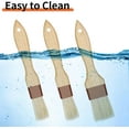thumbnail image 3 of 3Pcs/5Pcs Pastry Brush, Natural Bristle Basting Brush, Cooking Brush, Food Brush, Butter Brush, Baster Brush, BBQ Brushes for Sauce, Kitchen Baking Brushes for Oil Butter, 3 of 7
