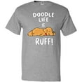 thumbnail image 3 of Inktastic Doodle Life is Ruff Golden Doodle T-Shirt, 3 of 5