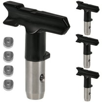 Siliaire 4Pcs Airless Spray Paint Nozzle Tips Plastic Tungsten Steel Round Spraying Atomization