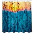 thumbnail image 3 of Ambesonne Nature Shower Curtain, Autumn Dried Flowers, 69"Wx84"L, Pale Blue Peach Orange, 3 of 3