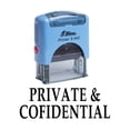 thumbnail image 1 of PRIVATE & CONFIDENTIAL Self Inking Rubber Stamp Office Stationary Custom Shiny Stamp, 1 of 3