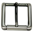 thumbnail image 2 of Replacement Roller Buckle And Keeper Set For 30mm Wide Belt Old Nickel Finish, 2 of 3