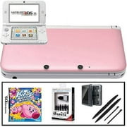 Nintendo 3ds Pink Xl Bundle W/ Kirby And Accessor