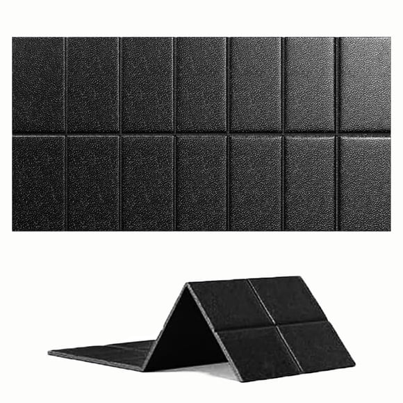 Alfombra de gimnasio THAILE antideslizante de 55 x 24 cm para suelos de moqueta