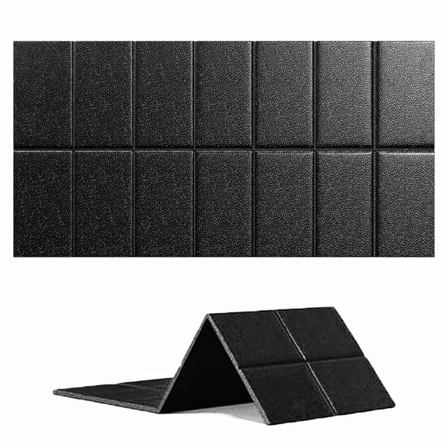 Alfombra de gimnasio THAILE antideslizante de 55 x 24 cm para suelos de moqueta