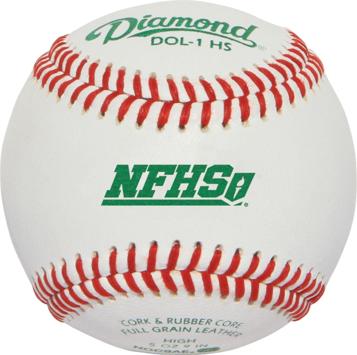 Diamond DOL-1 HS Youth Game & High School Practice Baseball Pack of 12