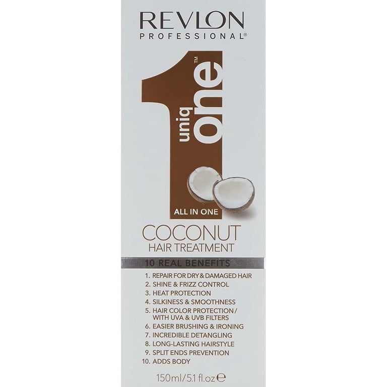 Revlon Uniq One All In One Hair Treatment – 5.1 Oz – 2 Original, 1 Coconut, 1 Lotus
