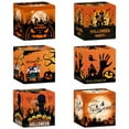 thumbnail image 6 of Beautynvta Halloween Candy Treat Box Set, 6 Pcs Treat Goodie Boxes for Candy Snacks & Cookie Gifts, Funny Cardboard Boxes for Halloween Party Supplies, 6 of 7
