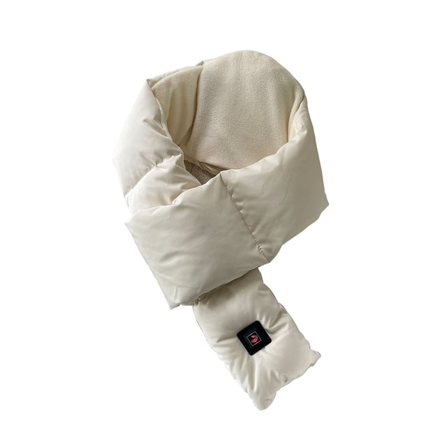 Bearachild Electric Heated Scarf USB Rechargeable Down Warmer Outdoor Neck Gear Control Cotton Washable Temperature Warm 3 Suministros térmicos Beige Bearachild HA046950-01