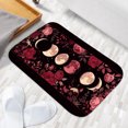 thumbnail image 4 of 1pc The Phases of the Moon Absorbent Non-Slip Bathroom Thickened Flannel Rug Decor,Soft,Quick Drying,Suitable For Indoor/outdoor Use,Bathrooms,Bedrooms,Kitchens,Terrace,Laundry Rooms,16"x24", 4 of 9