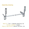 thumbnail image 4 of Air Operated Hinge on the Vertical Lift,Translational Pneumatic Turning Bracket,Home Furniture Hardware,Fittings, 4 of 5