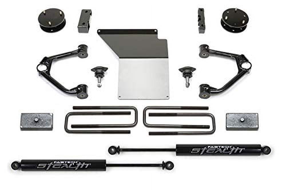 Fabtech K1070m Budget Lift System W/Shock Fits 14 18 Fits/For Sierra 1500 Fits select: 2015-2018 CHEVROLET SILVERADO, 2014 CHEVROLET SILVERADO K1500