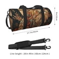 thumbnail image 2 of Balery Majestic Cosmic Lion Bolsa de Gimnasio para Mujeres y Hombres, Bolsa de Viaje Impermeable, Bolsa de Fin de Semana con Compartimento para Zapatos y Bolsillo Húmedo, 2 of 6