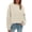 Khaki, variant on HAJWOH Crew Neck Sweatshirts Women Fall Oversized Crewneck Sweatshirt Vintage Fleece Pullover Loose Fit Cute Y2K Hoodie