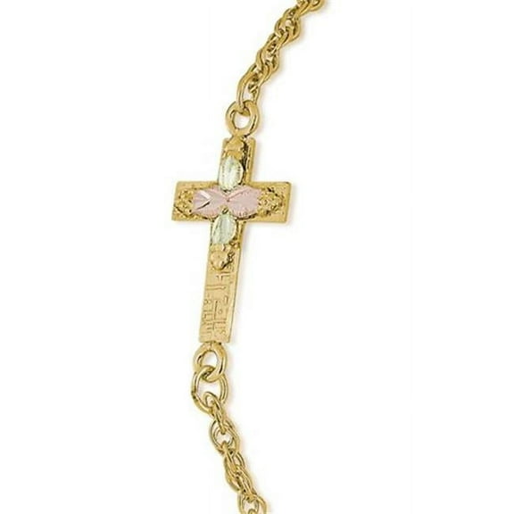 Black Hills Gold Cross Bracelet