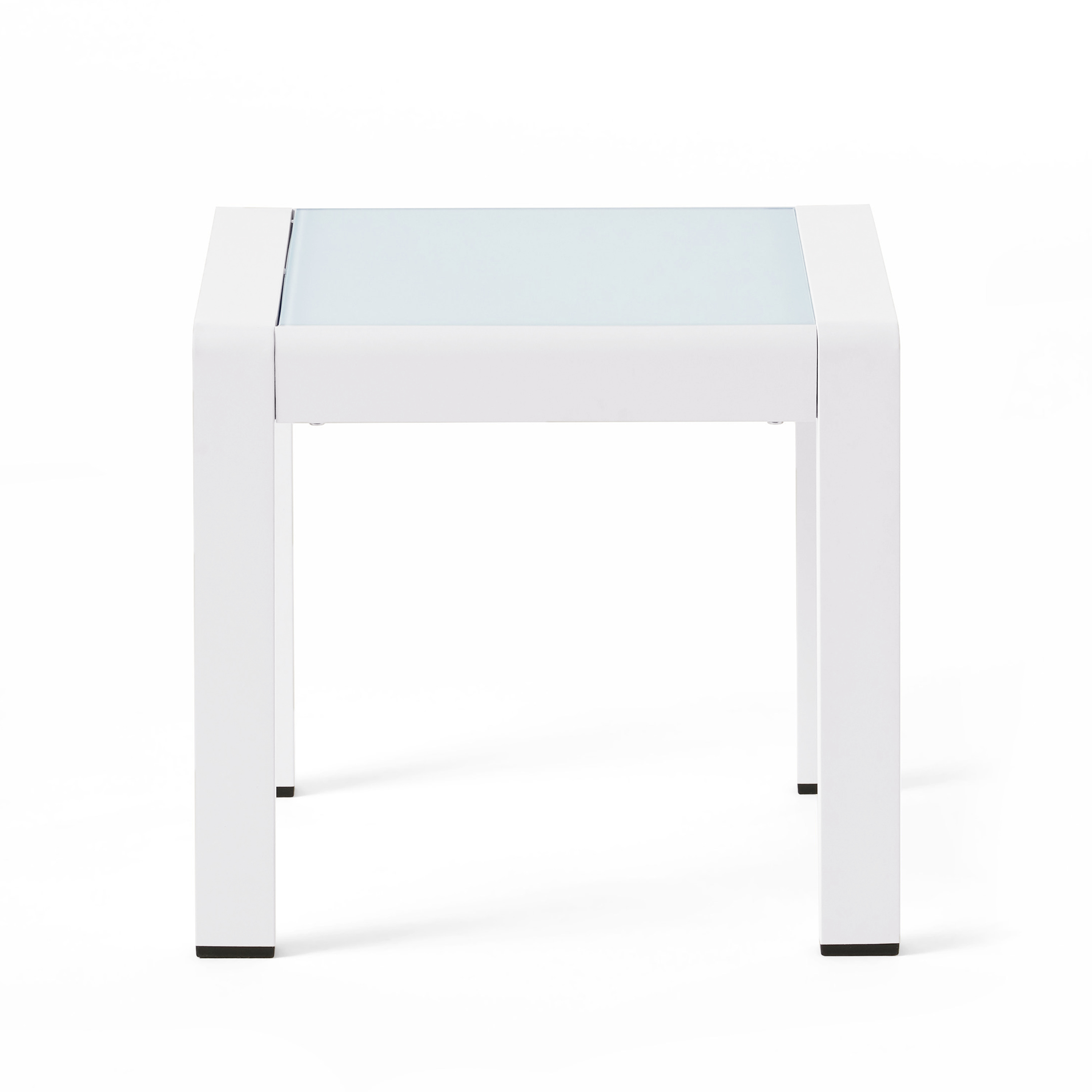 Bunny Coral Outdoor Aluminum Side Table (Set of 2) - image 4 of 8