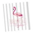 thumbnail image 4 of Cortina de ducha de tela resistente al agua, panel transparente decorativo, 12 ganchos 5, 4 of 4