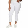 thumbnail image 4 of Gloria Vanderbilt Ladies' Cuffed Boyfriend Jeans | White, 8, 4 of 6