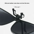 thumbnail image 6 of Polarized Clip on Sunglasses UV Protection Driving Clip on Glasses Flip Up Sunglass Clips for Glasses Colorful Flip Frame Glasses for Women Men Eyeglasses, 6 of 7