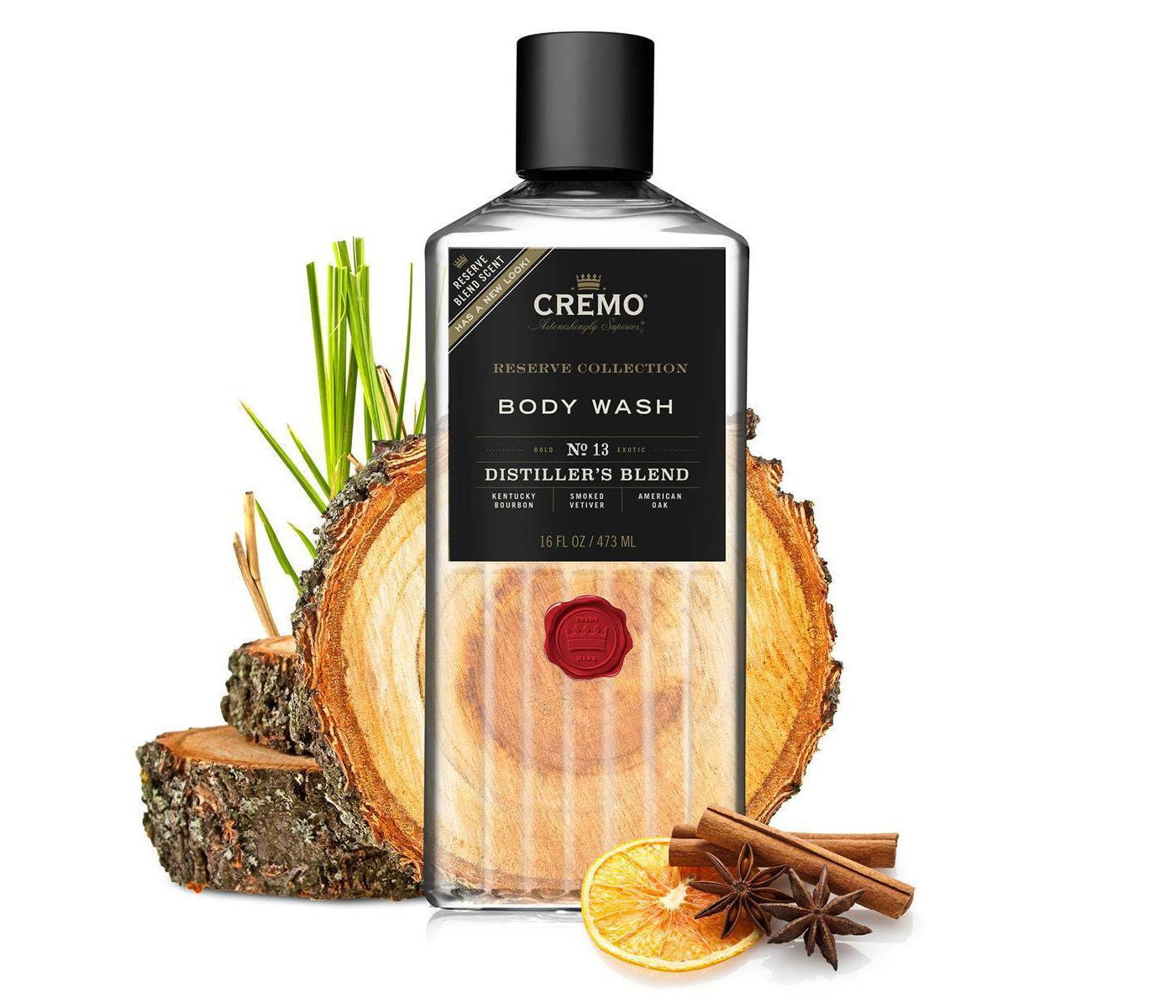 Buy Cremo Reserve Blend Body Wash 16 Oz and Cremo No. 8 Bourbon and Oak