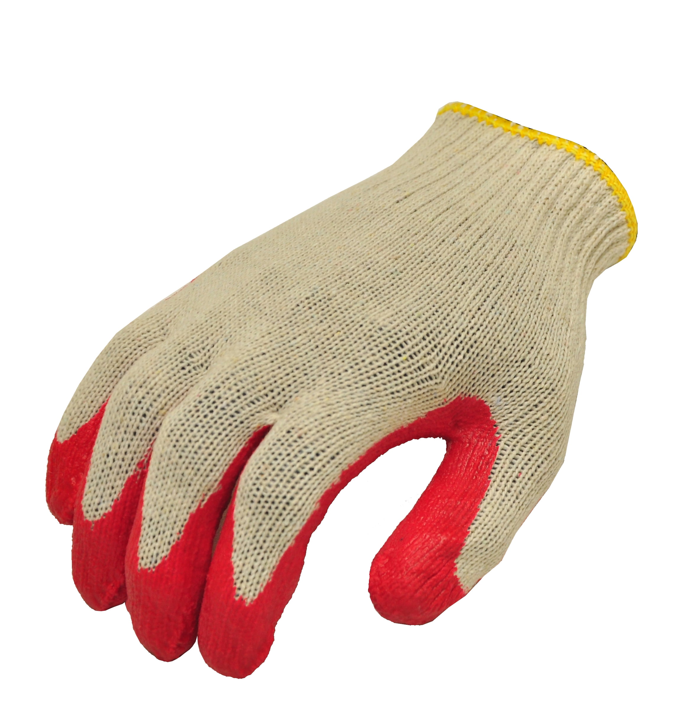 G & F Products Latex Dipped Nitrile Coated Gloves, 300 Pairs, String Knit Palm, Large