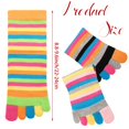 thumbnail image 3 of Calcetines Xtinmee de algodón para mujer y niña, 12 pares, 3 of 7