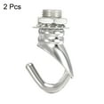 thumbnail image 3 of Uxcell Alloy Ceiling Hook 0.91" x 1.22" for Ceiling Pendant Light Plate Chrome 2 Pack, 3 of 5