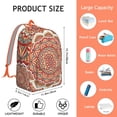 thumbnail image 5 of Casual Boho Mandala Floral Backpack for Women & Men, Large Laptop Bookbag for School College, Lightweight Durable for Commuting Work Travel Gift, 5 of 5