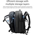 thumbnail image 5 of Flypaxly Vacuum Compression Backpack, Expandable Travel Bag with Multi-Layer Storage, Waterproof & Wet/Dry Separation, Anti-Theft Combination Lock, Fits Laptop, Ideal for Business Trips, 5 of 7