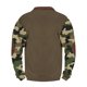 thumbnail image 4 of Blusas y camisas de manga larga con cuello redondo para hombre, talla grande, media cremallera, cuello redondo, estampado vintage de camuflaje, blusa de poliéster de manga larga para hombre, 4 of 4