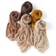 thumbnail image 4 of Multipurpose Scarf Neck Scarves Head Cover Breathable Viscose Shoulder Wrap For Women Travel and Vacation All Matching khaki, 4 of 4