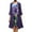 Purple, variant on asdoklhq Womens Plus Size Dresses,Women Knee Length Dress Plus Size Floral Print Tank Dress With Half Sleeve Chiffon Shawl Cardigan Two Piece Dresses Suit