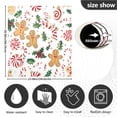 thumbnail image 6 of Haosy Dishwasher Magnet Cover Magnetic Fridge Door Cover Home Kitchen Decor Gingerbread Men Holly Leaves 23"x 26", 6 of 6