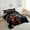 Black White Darkred, variant on Erosebridal Dirt Bike Comforter Sets,Extreme Sports Comforters & Duvets,Grid Room Decorative,Reversible,Breathable,2pcs