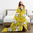 thumbnail image 6 of Cute Rubber Ducks Throw Blanket Ultra Soft Warm All Season Cartoon Duckies Decorative Fleece Blankets for Bed Chair Car Sofa Couch Bedroom 50"X40", 6 of 6