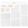 thumbnail image 1 of DIY Silicone Earring Pendant Mold Jewelry Resin Mould Kit Casting Craft Tool Set, 1 of 17