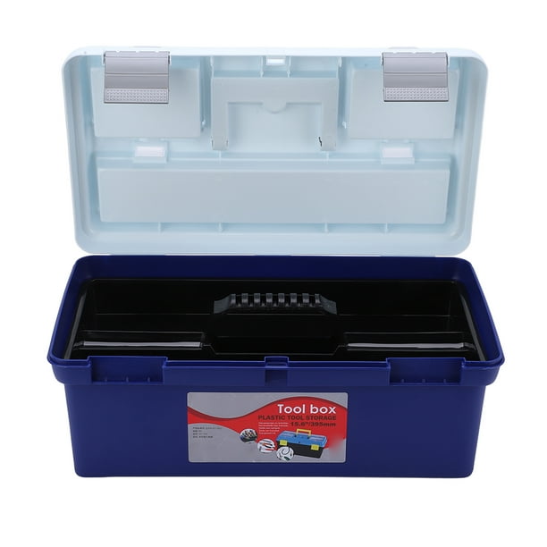 Ccdes Plastic Box, Double Layers Craft Box Ergonomic Design Multi Purpose Large Capacity For Home For Work For Office