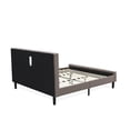 thumbnail image 3 of East West Furniture Nolan 2-Piece Wood King Bedroom Set in Taupe Brown/Jacobean, 3 of 8