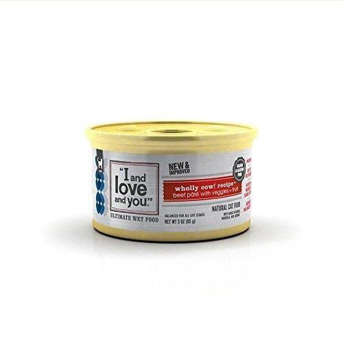 24 Pack : I And Love And You Wholly Cow! Pate 3oz : Wet Pet Food by