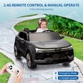 thumbnail image 3 of Towallmark 24V 2-Seater SUV Officially Licensed Chevrolet Blazer Ride On Car Toy w/Parent Remote Control, 3 Speeds, Wireless Music, MP3 Player, Electric Car for Kids Ages 3-8, Gray, 3 of 6