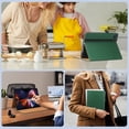thumbnail image 7 of For iPad 6th 5th Gen Case/ iPad Air 1 2 Case, Auto Sleep Wake Kickstand Elastic Band Pencil Holder Front Pocket Business Case for Apple iPad 9.7" 2018/2017/ iPad Air 1 2 9.7", Green, 7 of 7