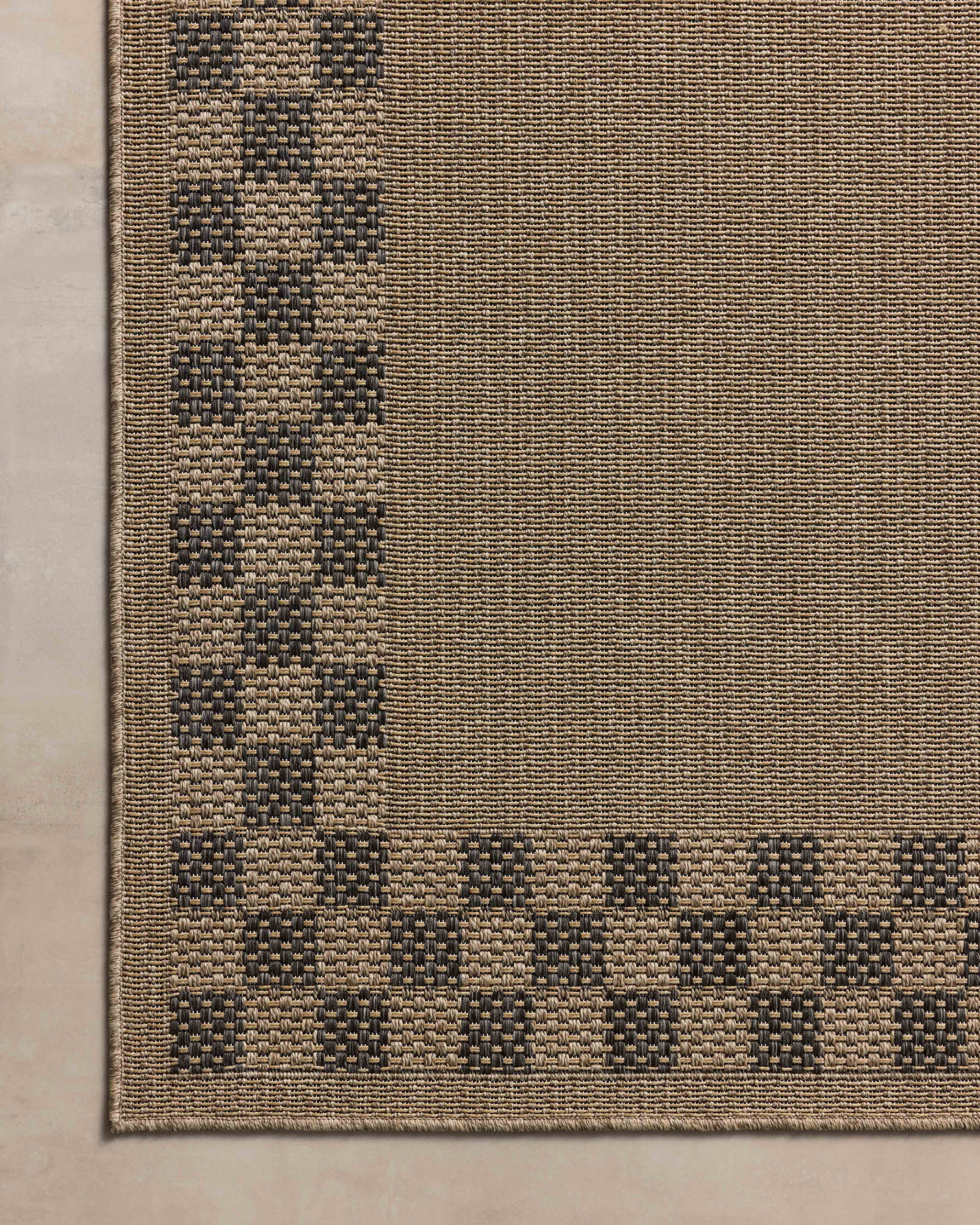 Chris Loves Julia x Loloi Providence Natural / Charcoal 5'-0" x 7'-7" Area Rug