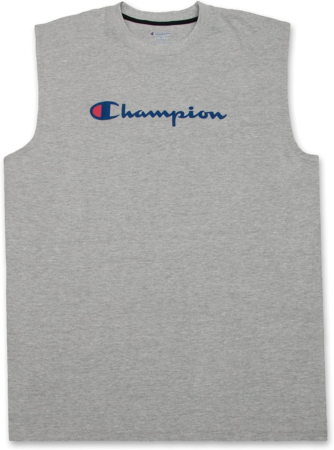 Champion Mens Big-Tall Jersey Muscle T-Shirt