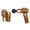 Wood grain color (water transfer printing), variant on Multi-Functional Family Muscle Relaxation System, Cordless Foldable Fascia Gun with Adjustable Speeds, Handheld Percussion Device with Wood Finish for Full Body Comfort and Agility