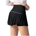thumbnail image 4 of FNFYFH Pleated Mini Skirts for Women Summer Casual Boho Flowy Skirt Built in Shorts 2025 Fashion Trendy Skorts (Women's Large), 4 of 6